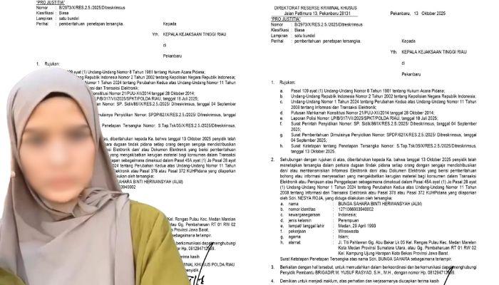 Mangkir Setelah Jadi Tersangka, BS Terancam Dijerat DPO Polda Riau